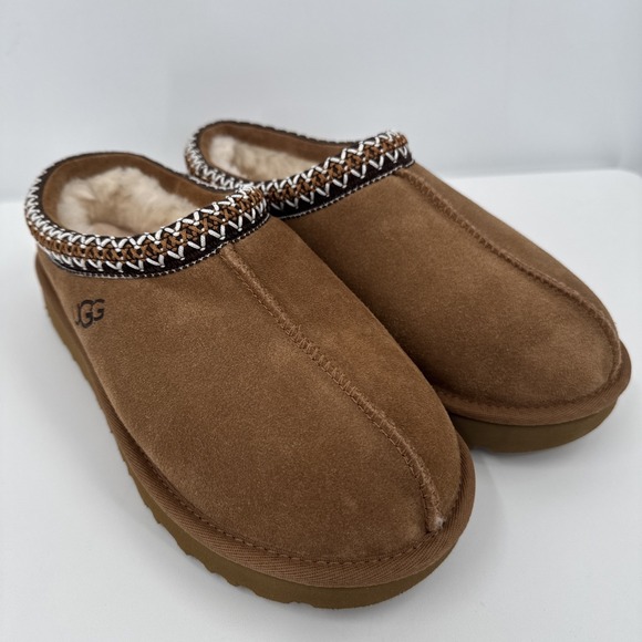 UGG Womens Tasman Chestnut Shoes Slippers Sandals 5955 Size 9 US NEW W BOX - Picture 1 of 11